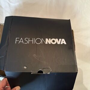 Fashion Nova Star Studded Heels. Size 9. Never worn. Only tried on.